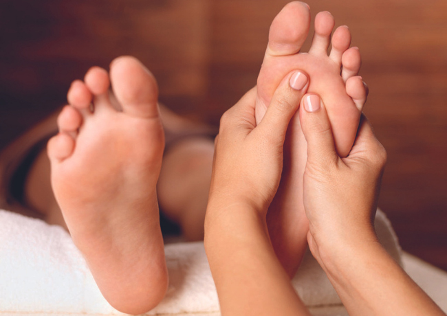 足裏オイルトリートメント