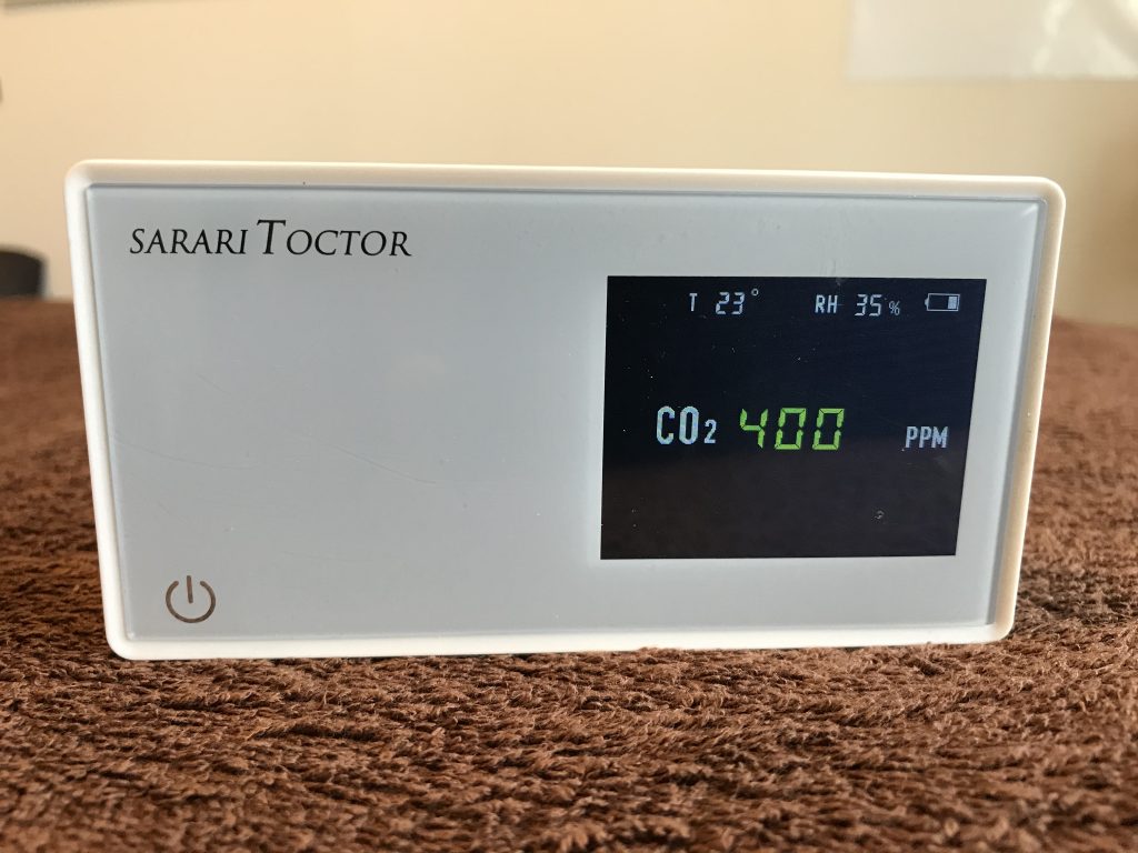 二酸化炭素濃度測定器設置