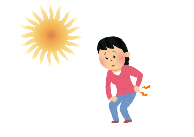 夏の腰痛